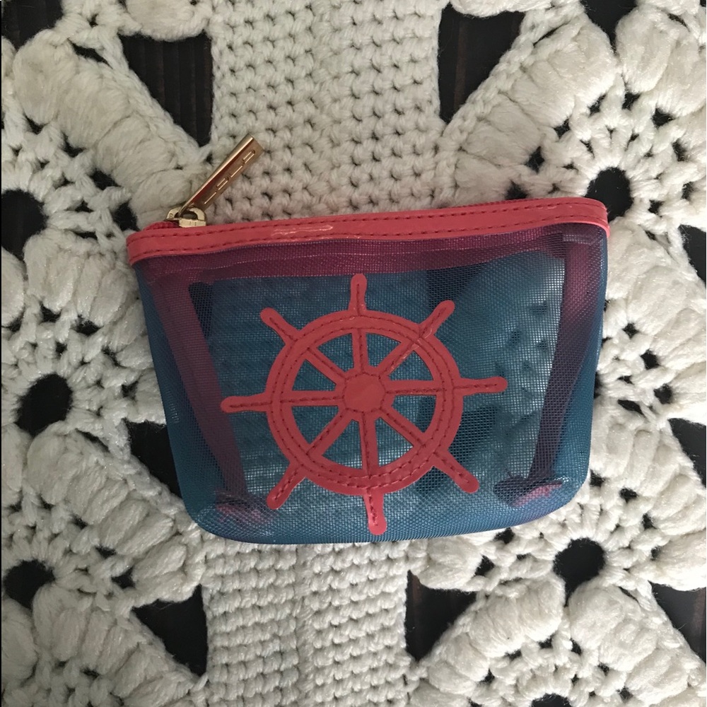 OLOL Nautical Theme Ships Wheel Coin Purse - Picture 6 of 11